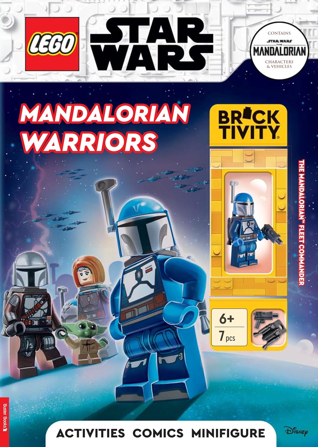 Lego Star Wars Mandalorian Warriors (with Mandalorian Fleet Commander Lego Minifigure)