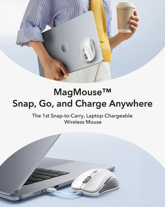 ESR MagMouse Wireless Mouse - White