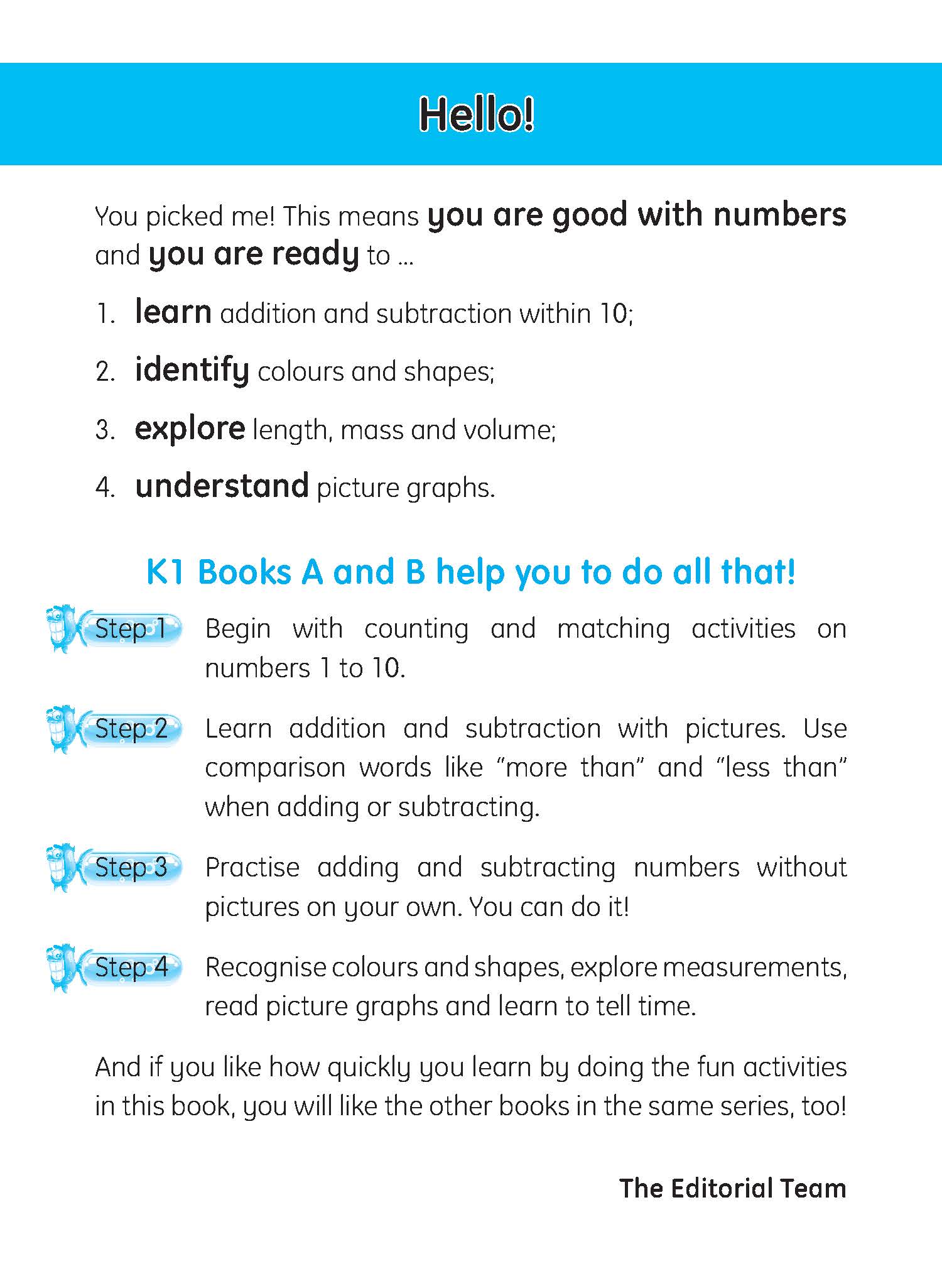 Conquer Preschool Mathematics Kindergarten 1 Book A