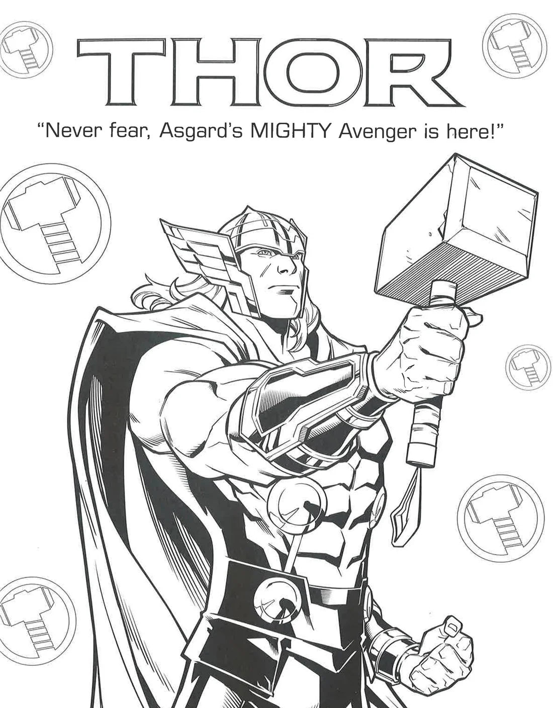 Marvel Avengers Simply Colouring 