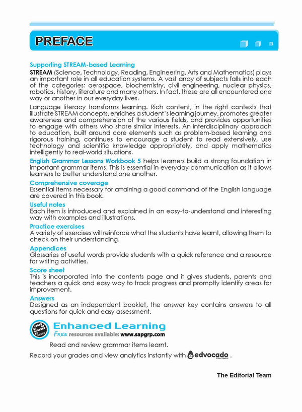Primary 5 ENGLISH GRAMMAR LESSONS Workbook 5- 2nd Edition