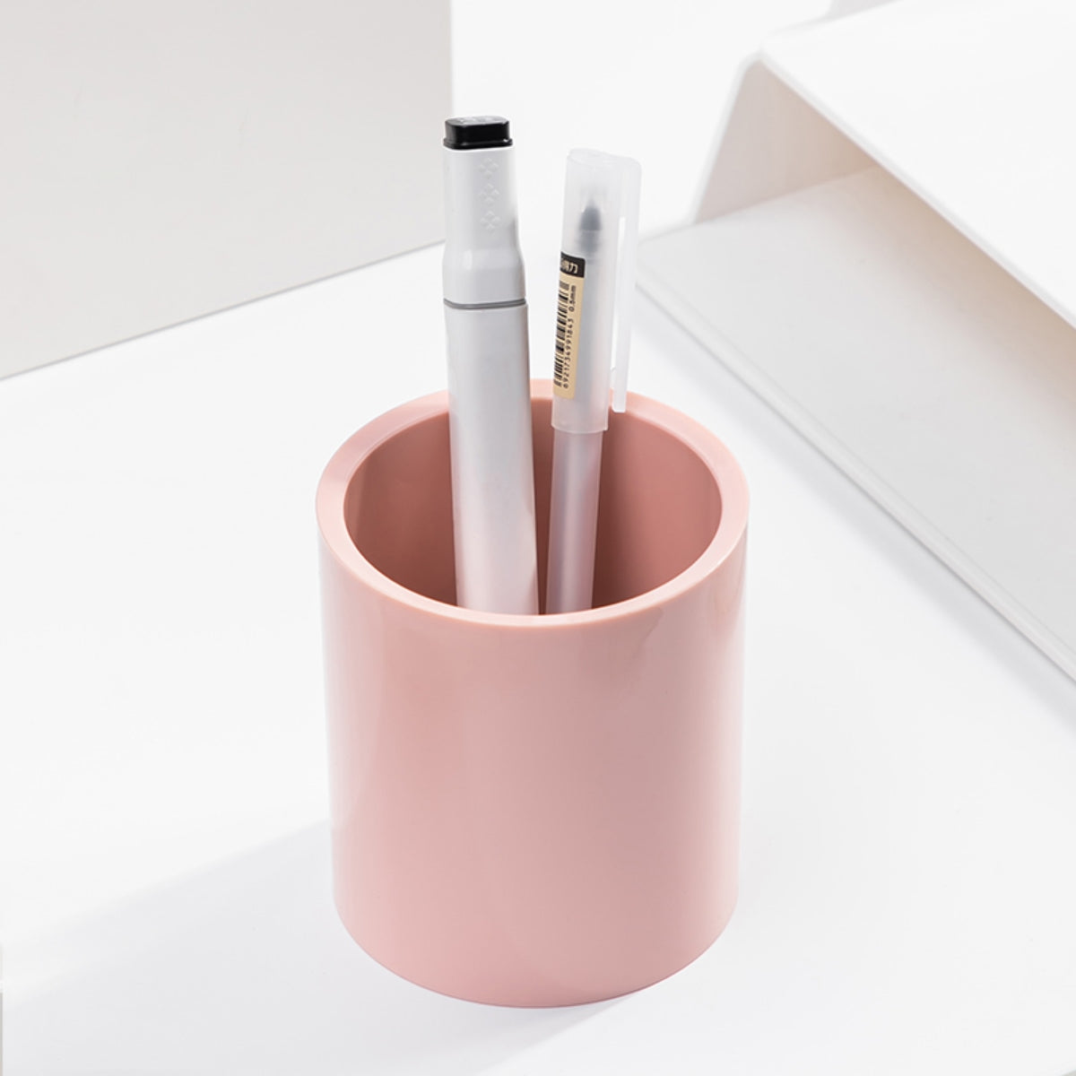 DELI NUSIGN ROUND PEN HOLDER RED NS023