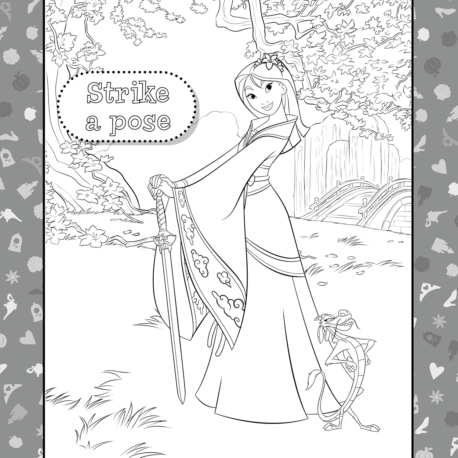 Disney Princess: Colourmania (Colouring Book and Felt-Tip Pens) Paperback