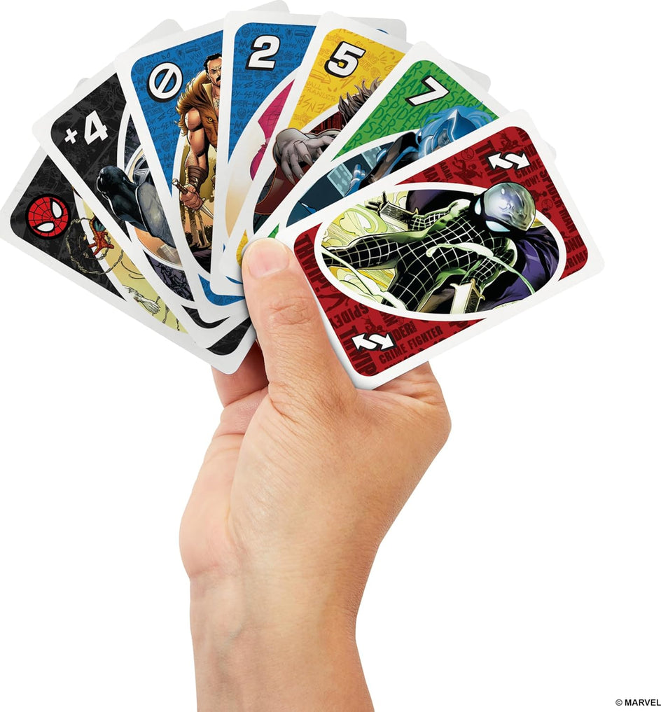 MATTEL UNO THE AMAZING SPIDERMAN CARD GAME
