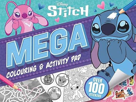 Disney Stitch Mega Colr & Activity Pad