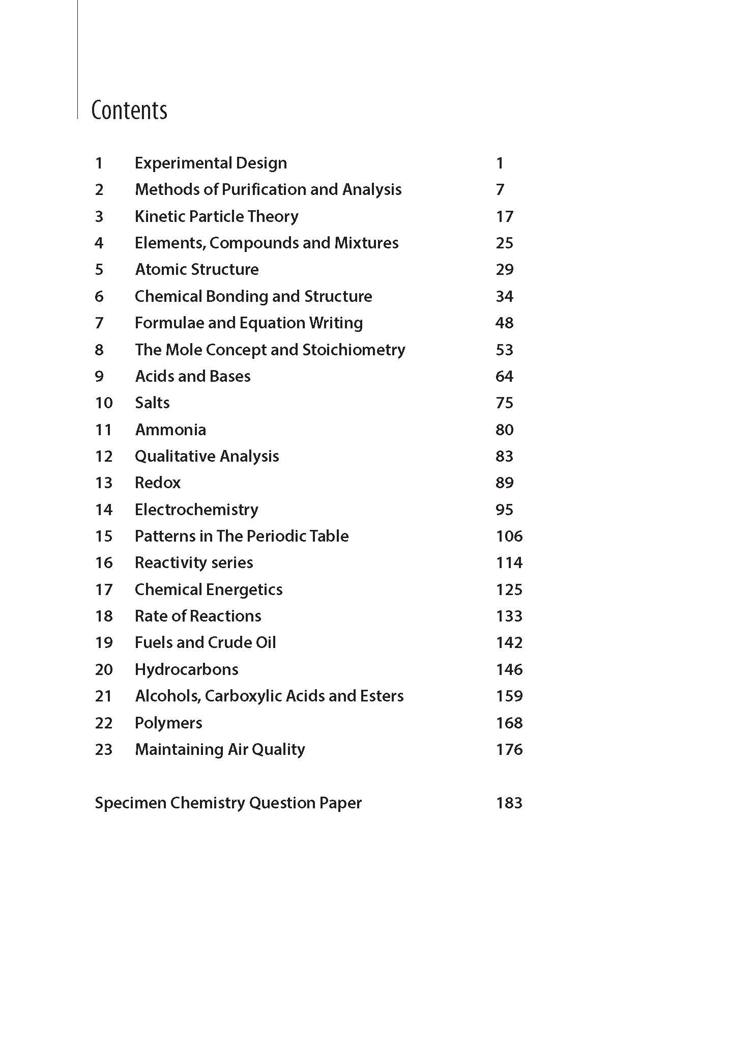 Key Guide: O-Level Chemistry Key Revision Notes Second Edition