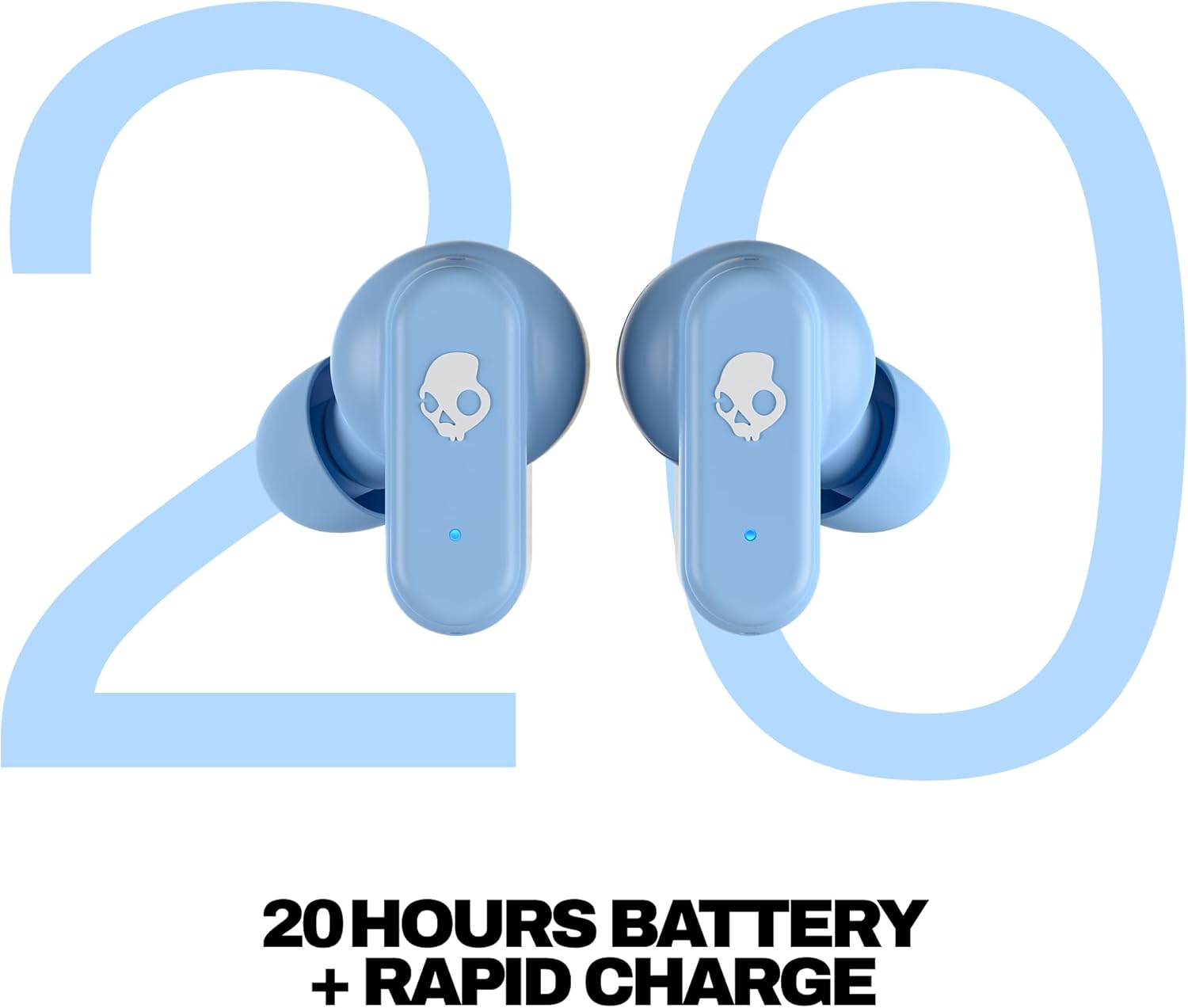 Skullcandy Dime 3 True Wireless Earbuds (Preppy Blue)