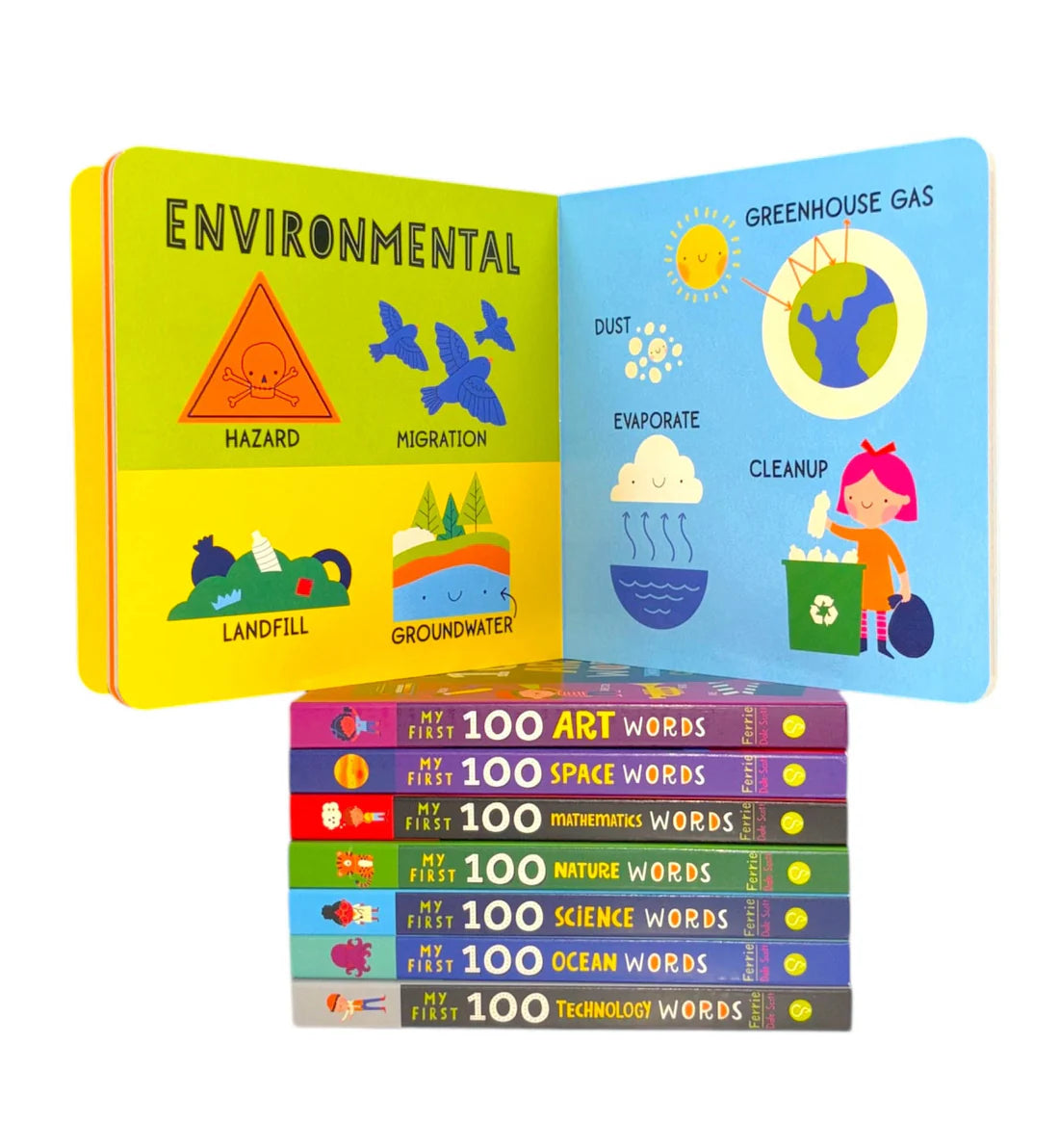 My First Steam+Words Library (Set Of 8 Books)