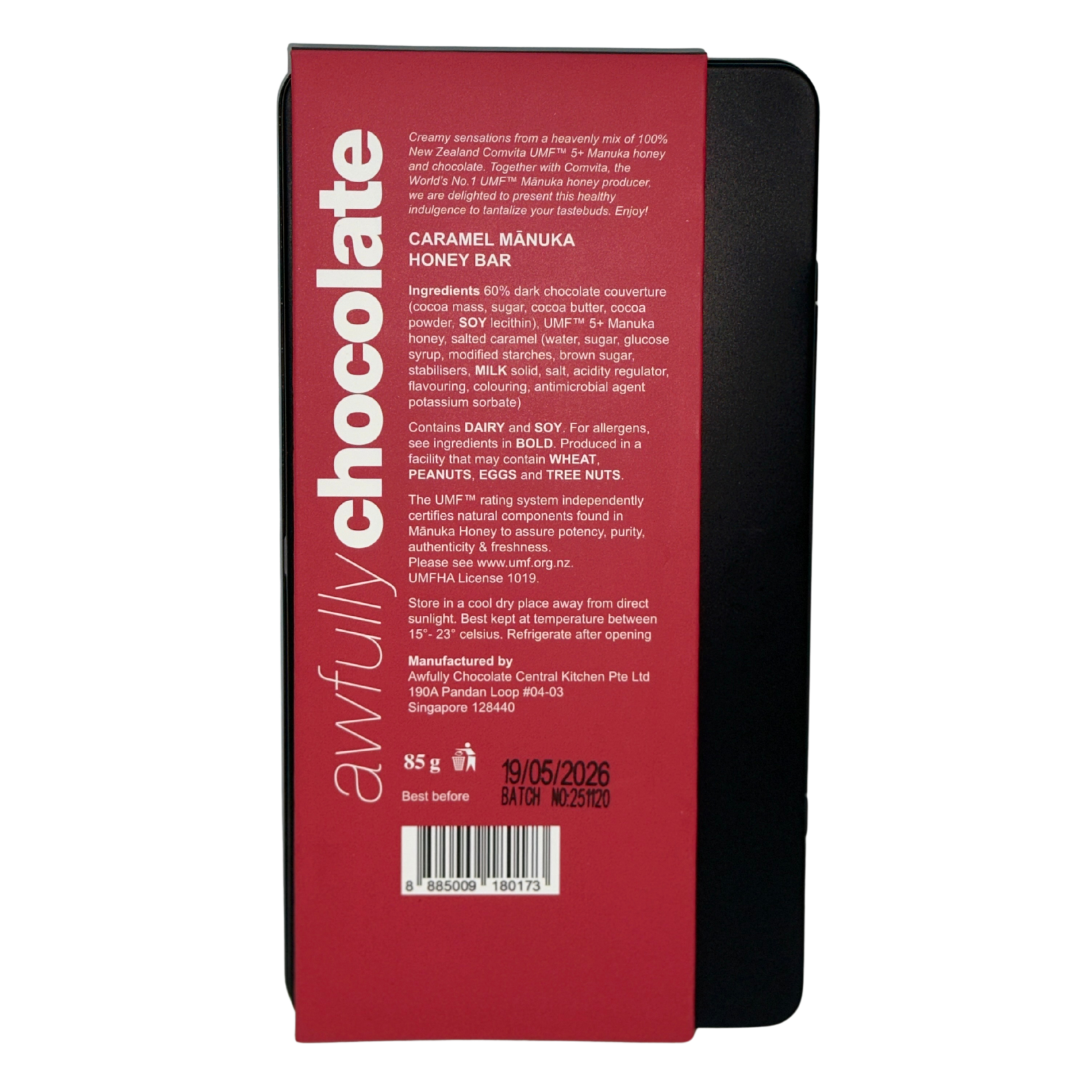 Comvita 60% Caramel Manuka Honey Bar 85g