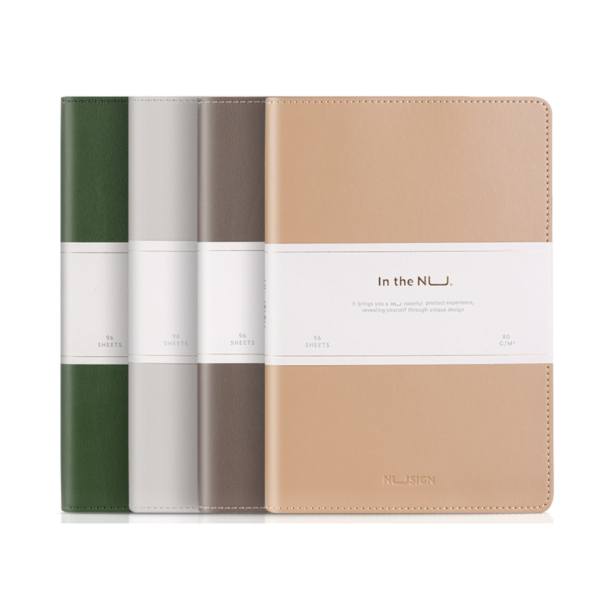 DELI NUSIGN LEATHER NOTEBOOK A5 80G 96S NS203