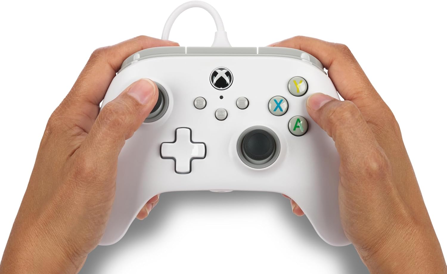 PowerA Wired Gaming Controller for Xbox Series X/S, Xbox One, PC, Windows 10/11 - White (Officially Licensed)