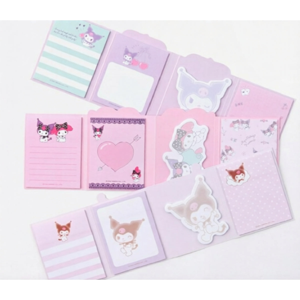Sanrio Kuromi  3-Fold Sticky Memo