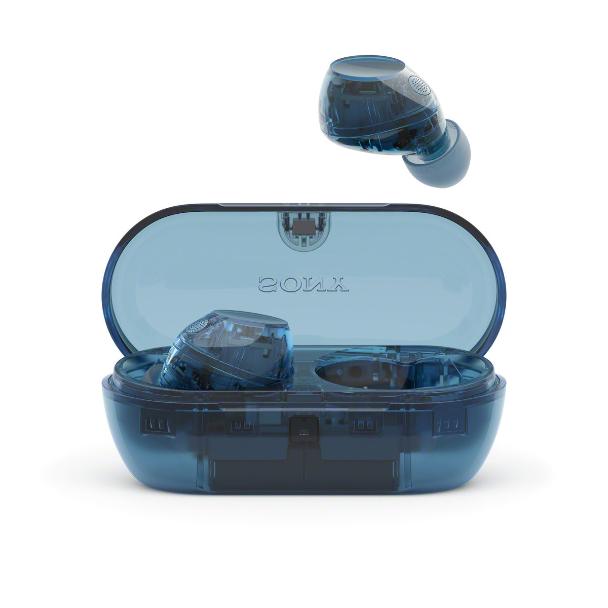 Sony WF-C710N Wireless Noise Cancelling Headphones Glass Blue