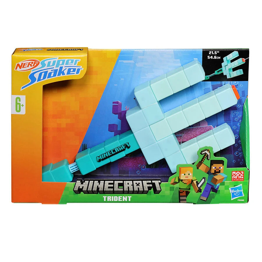 HASBRO NERF SUPER SOAKER MINECRAFT TRIDENT