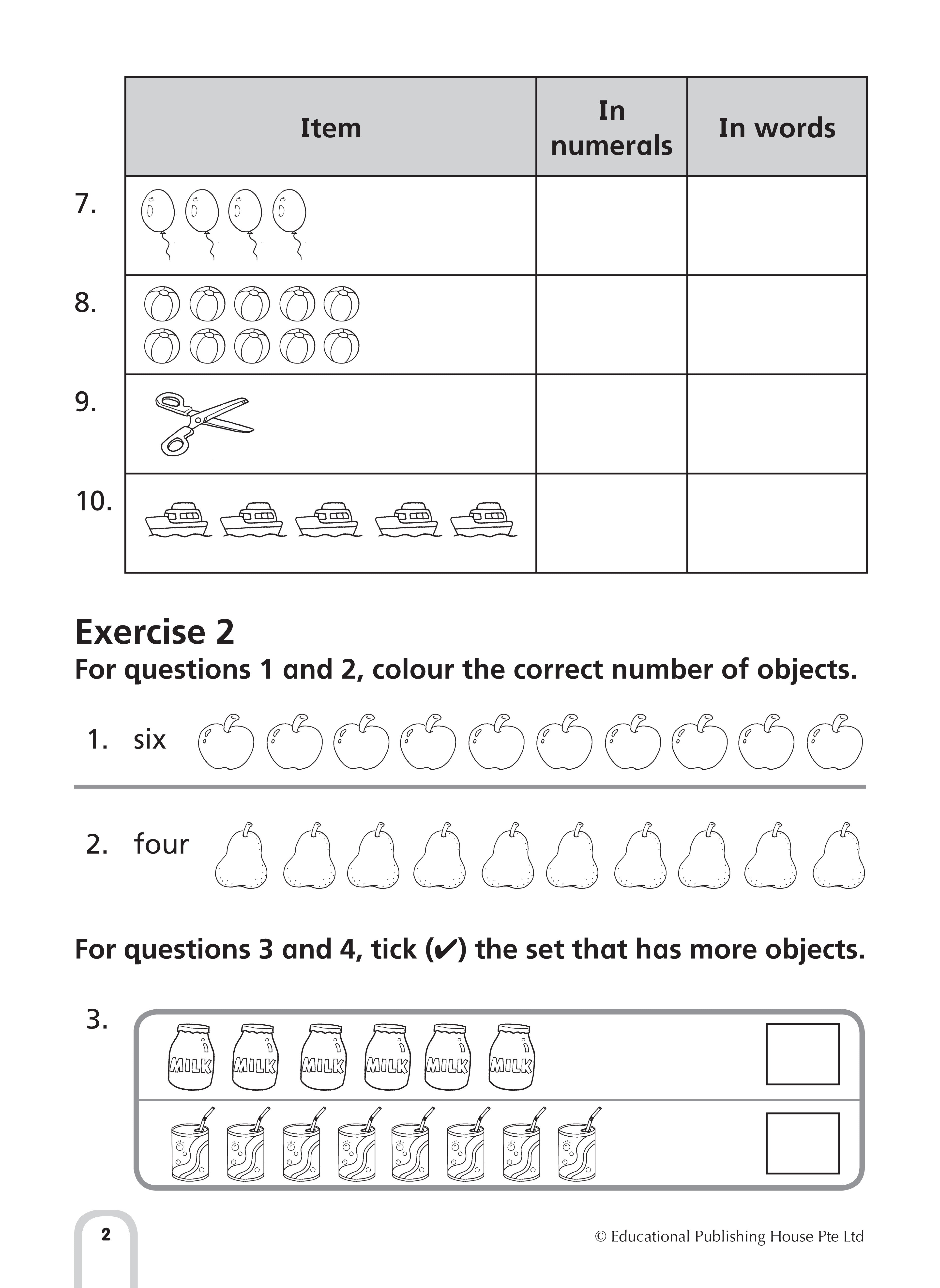 Primary 1 Intensive Maths Drills (3rd Edition)