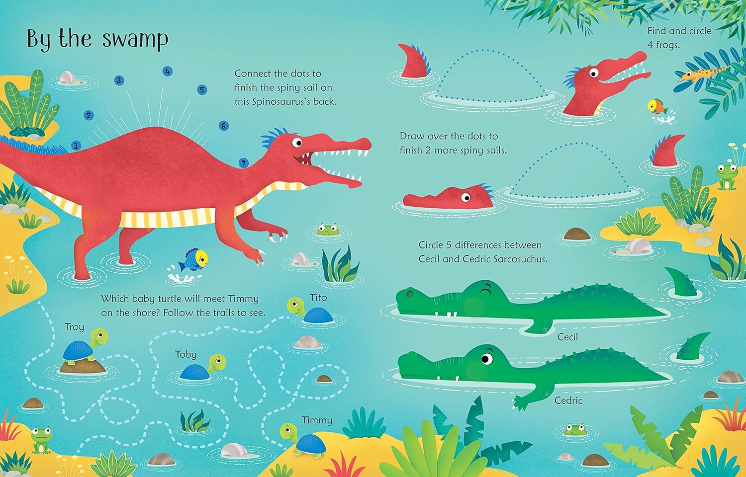 Wipe-clean Dinosaur Activities by NILL