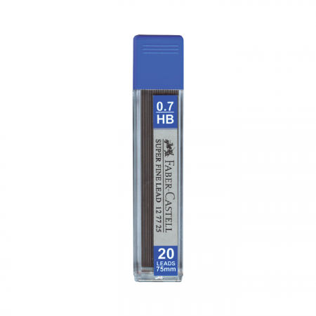 Faber-Castell Super Fine Leads HB, 0.7mm x 60mm-126725
