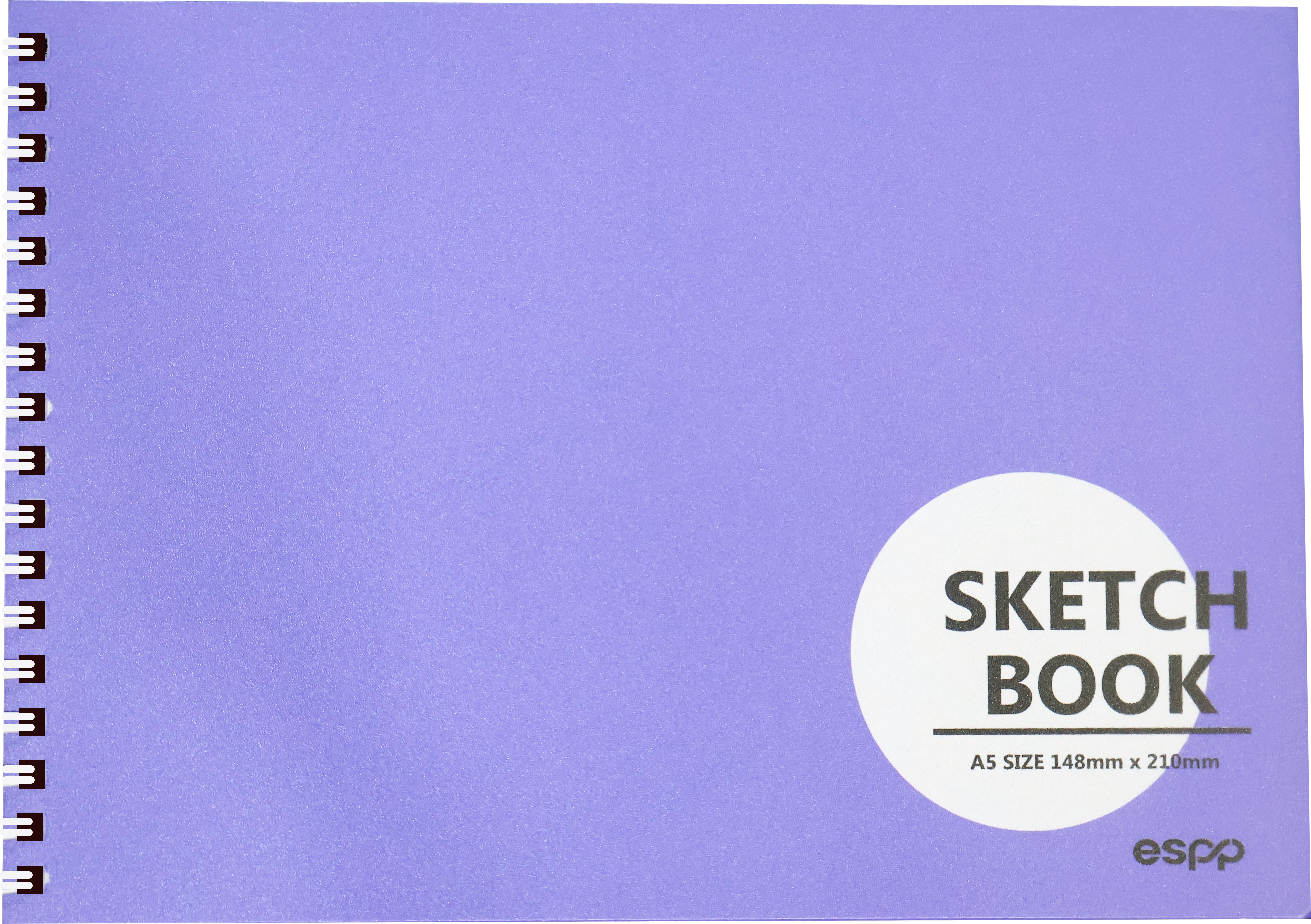 A5 Sketch Bk Pp Purple Sch Es0319