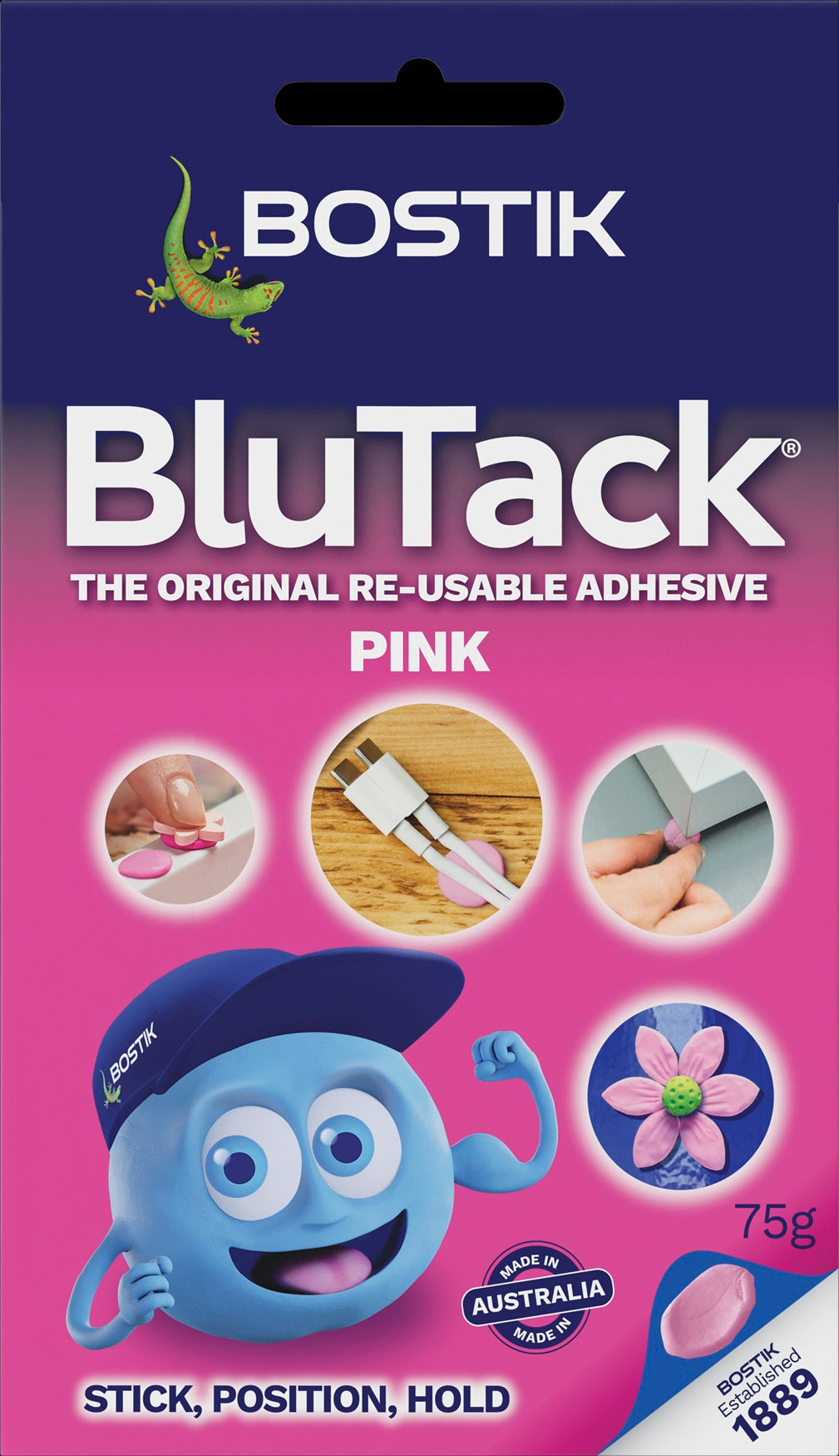 Bostik-blu Tack 75g (pink)