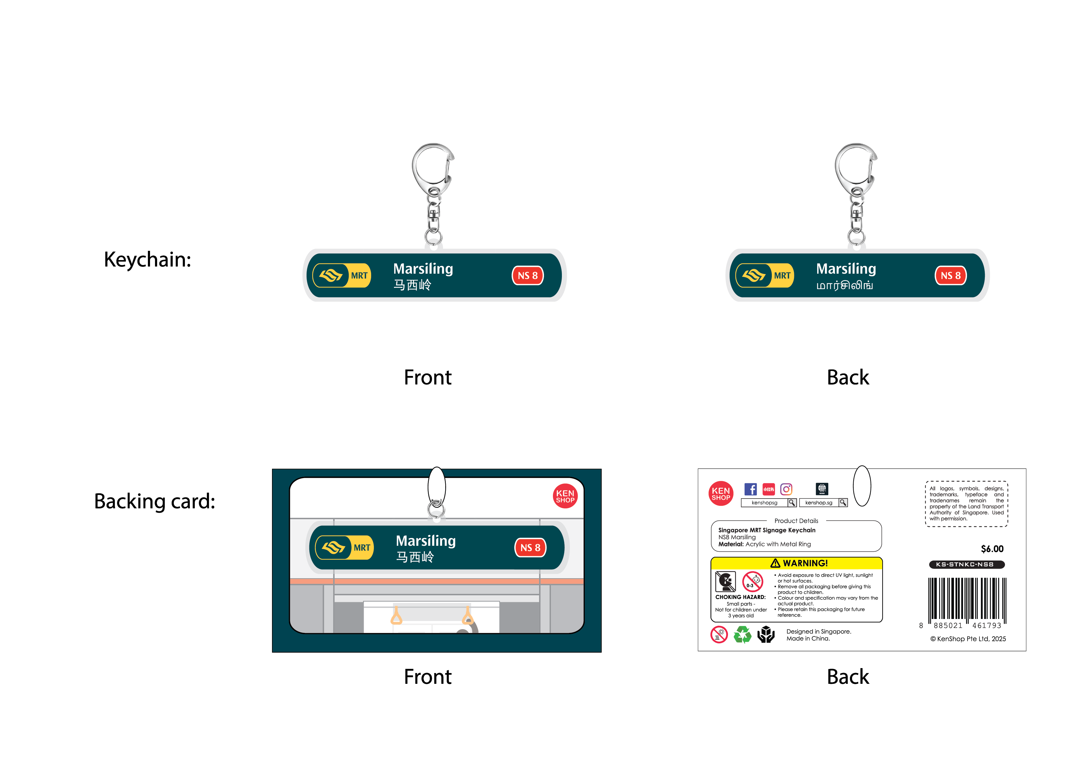 KC-NS8 Marsiling MRT Station