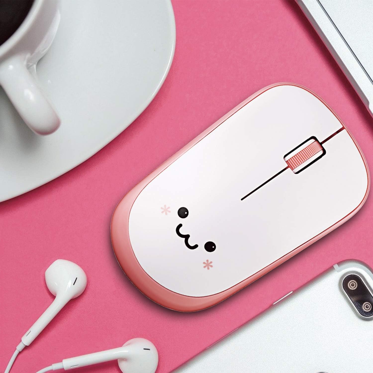 Elecom Silent Wireless IR Mouse Pink