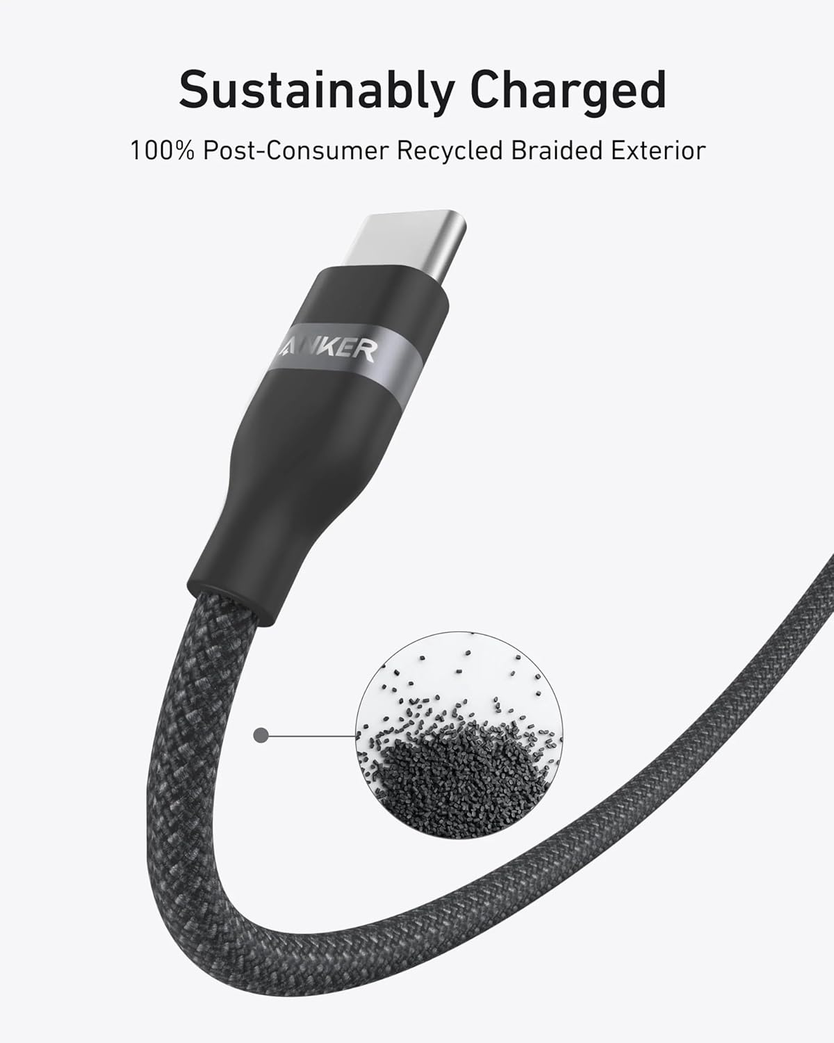 Anker USB-C to USB-C 240W (3ft)  - Black