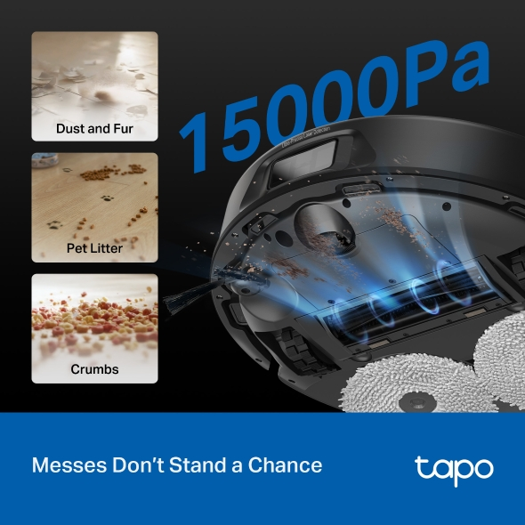 TAPO Robot Vacuum & Mop + Advanced Self-Cleaning Docking Station Tapo RV50 Omni
