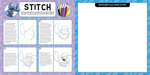 Disney Stitch: How To Draw (with Easel)