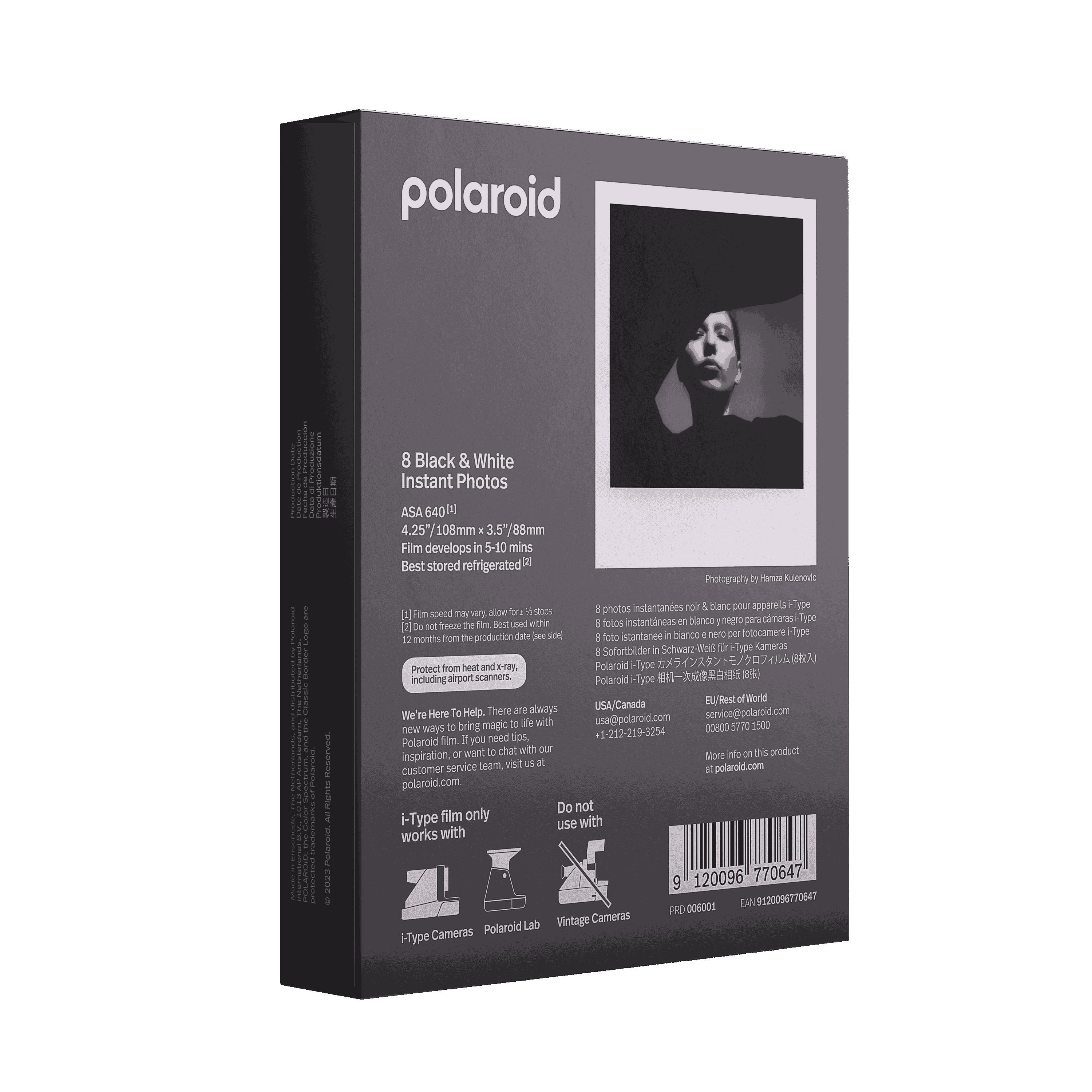 Polaroid B&W Film for i-TYPE