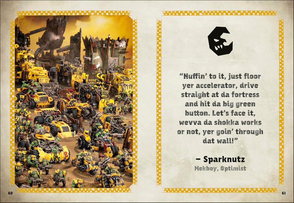 Warhammer 40,000 Words of Waaagh!: The Miniature Book of Ork Quotes (Hardcover)