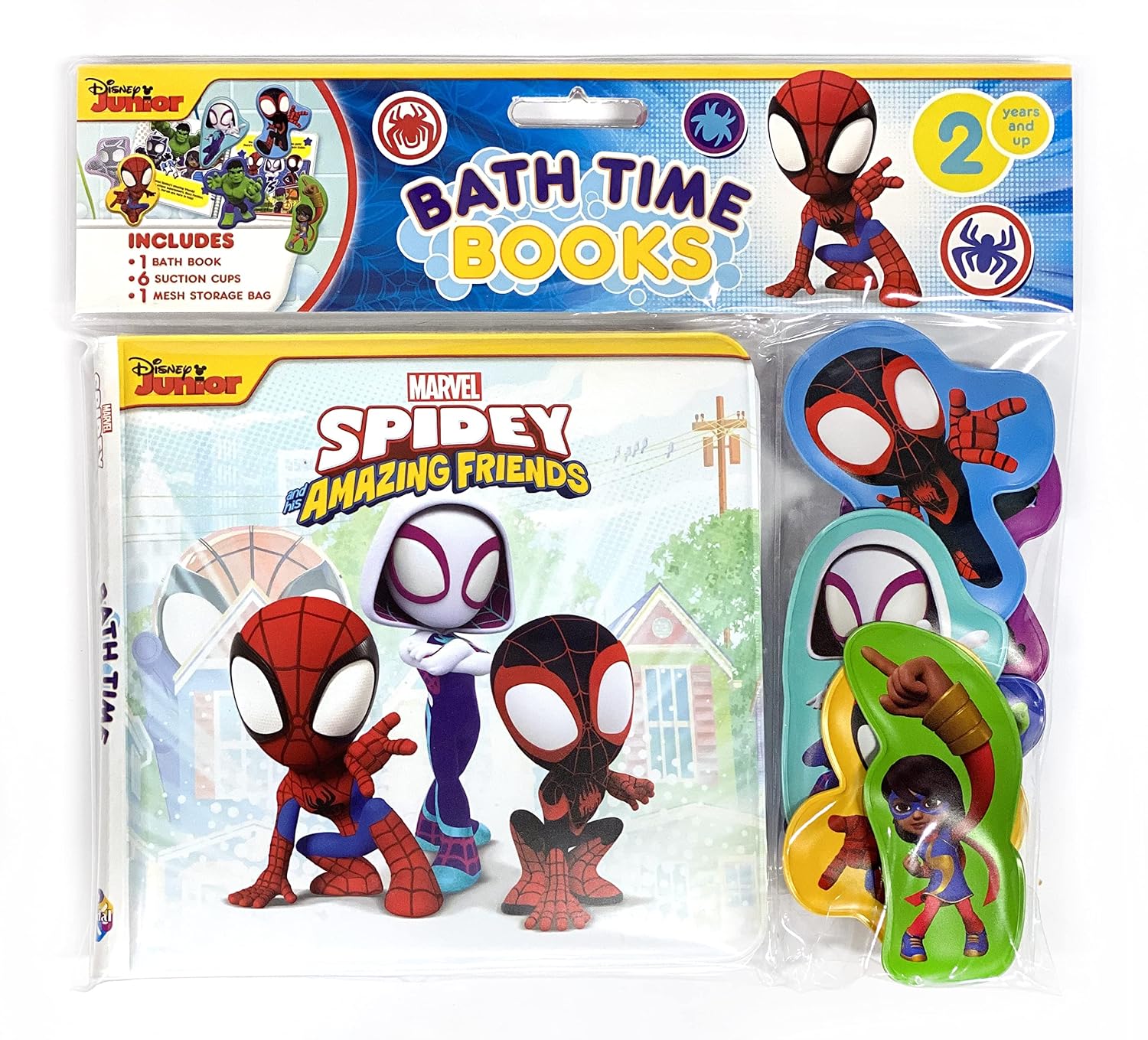 Spidey and his Amazing Friends Bath Time Books (Paperback)
