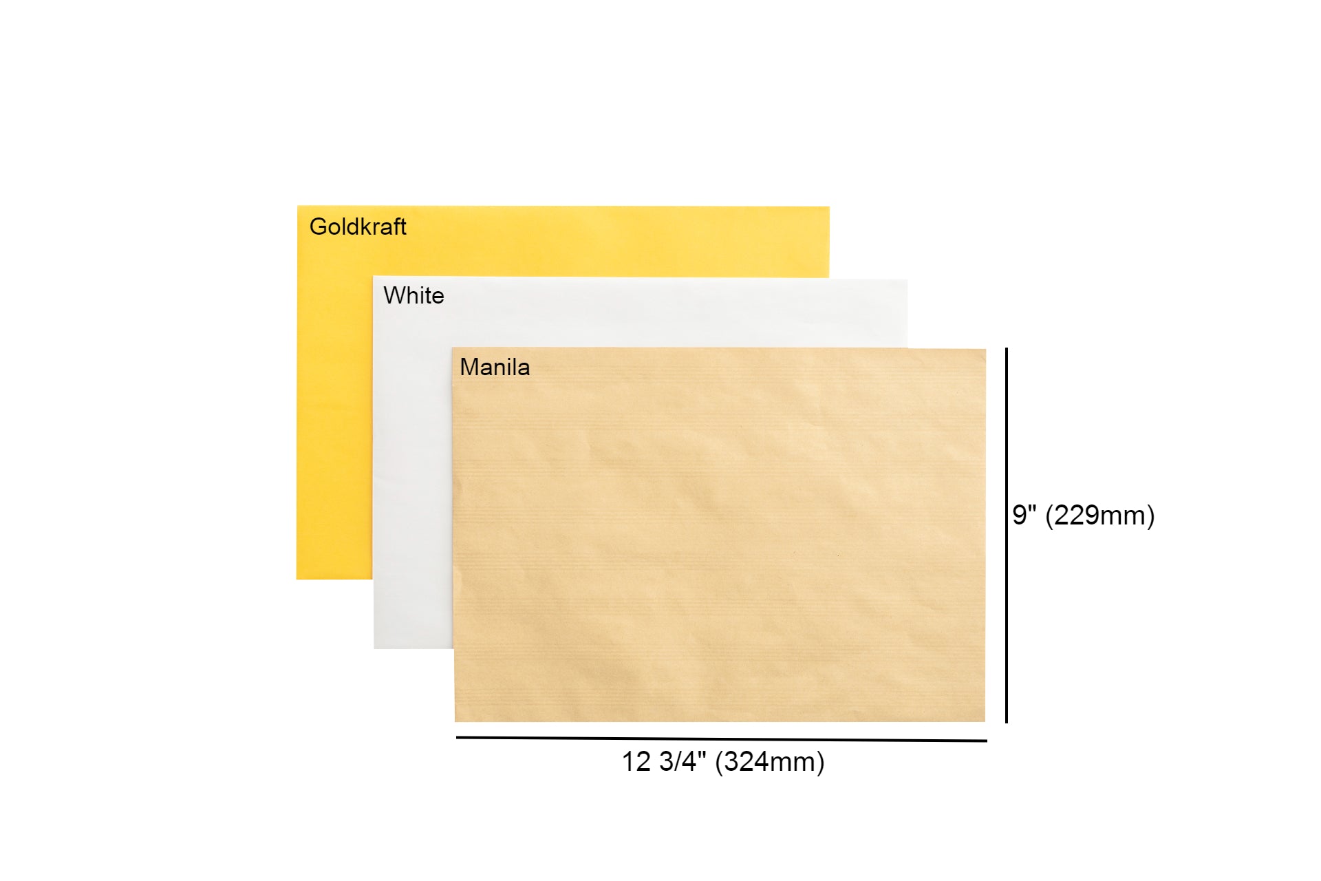 Waysin White Envelope Peel & Seal (C4 Size) 229mm X 324mm - 10pcs