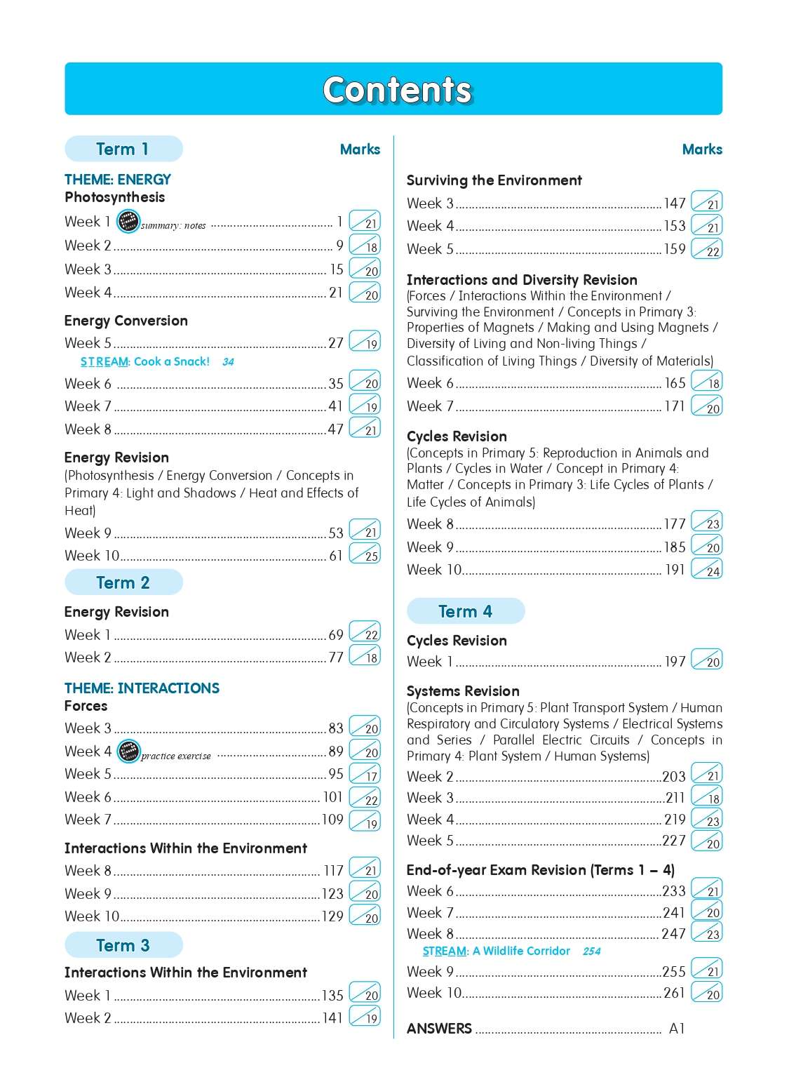 LEARNING+ SCIENCE Open-ended Questions by the WEEK Workbook 6