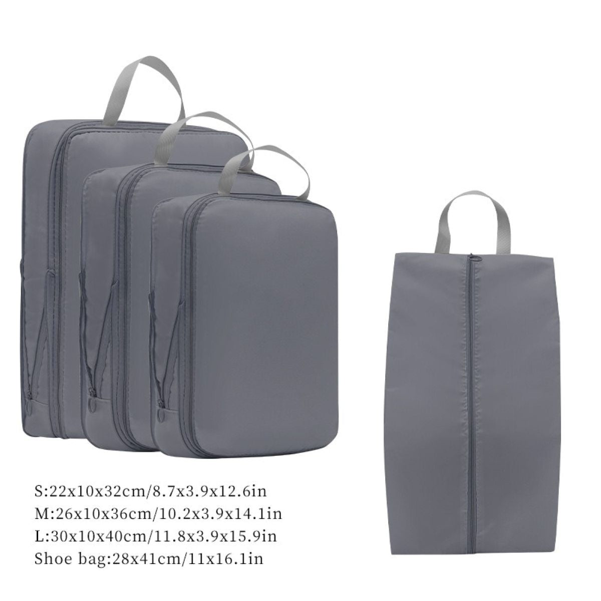 Compression Travel Bag 4 Piece TWILL 1466