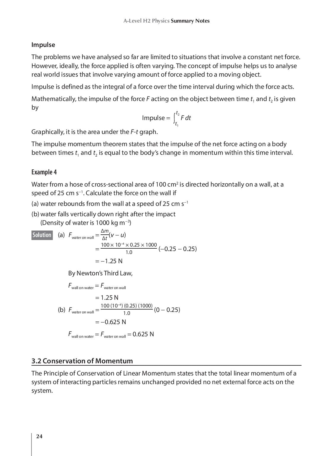 A-Level H2 Physics Summary Notes