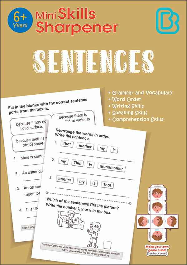 K2 - Mini Skills Sharpener SENTENCES (6+ Years)