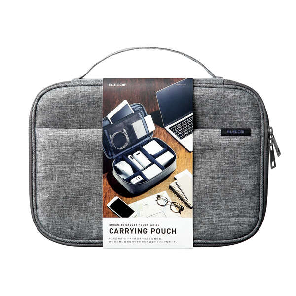 BMA-GP18N Elecom Gadget Pouch Stand Type Navy