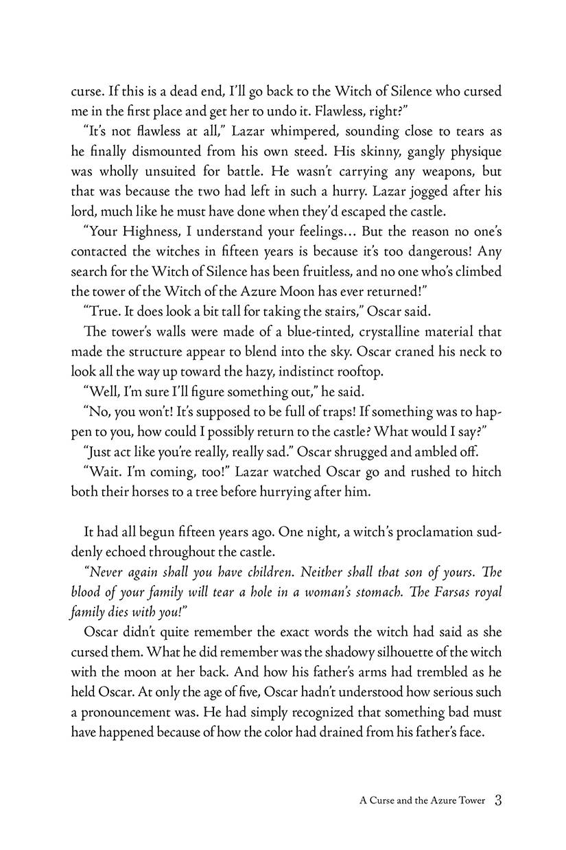 Unnamed Memory 01: The Witch of the Azure Moon and the Cursed Prince [Novel]
