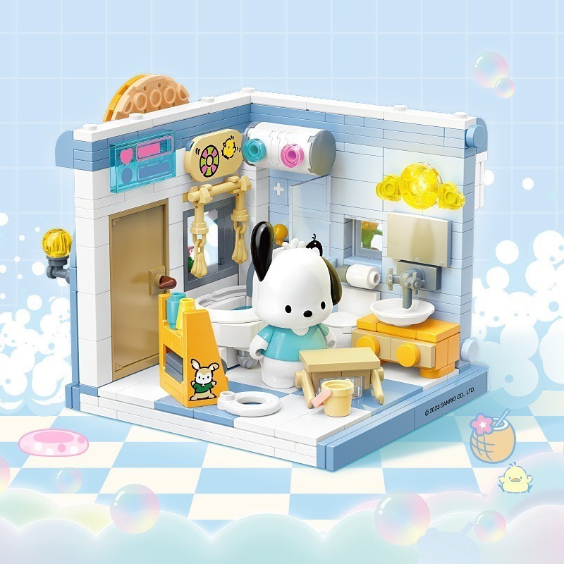 TOPTOY Sanrio Pochacco Magic Bathroom