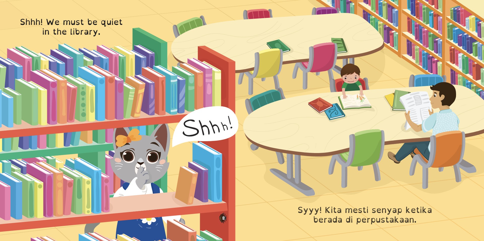 Ally at the Library (Ally di Perpustakaan)