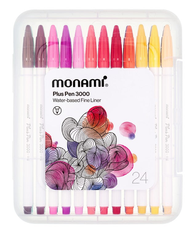MONAMI PLUS PEN 3000 24 COLOR SET