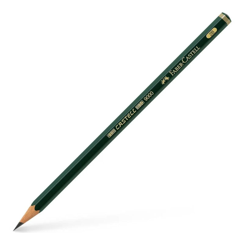 Faber-Castell Castell 9000 Graphite Pencil 2B-11712B