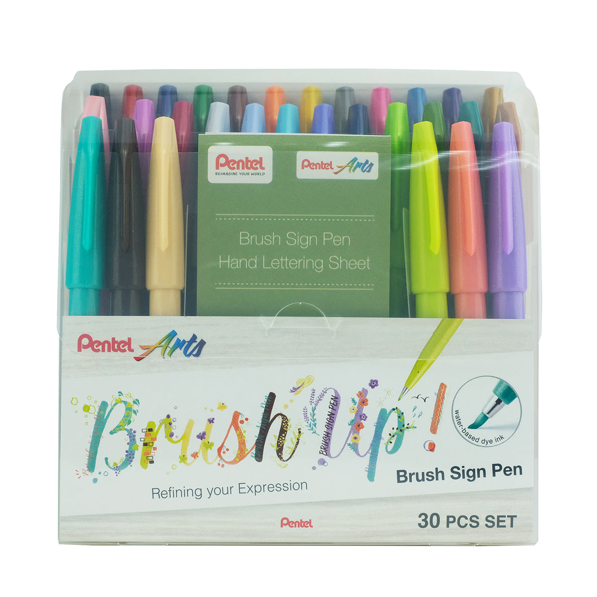 PENTEL Brush Sign Pen Ses15C-30Sti 30C