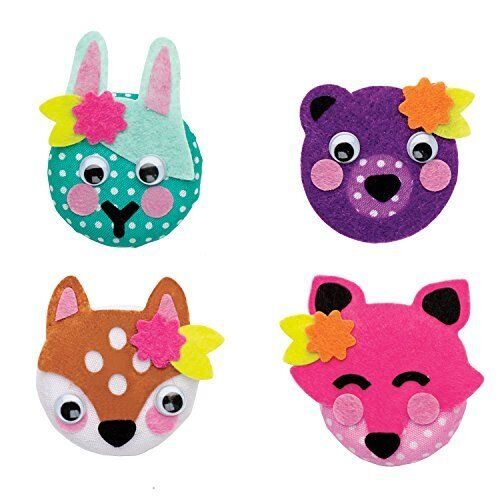 Faber-Castell Creativity For Kids, Make Your Own Animal Buttons-6130