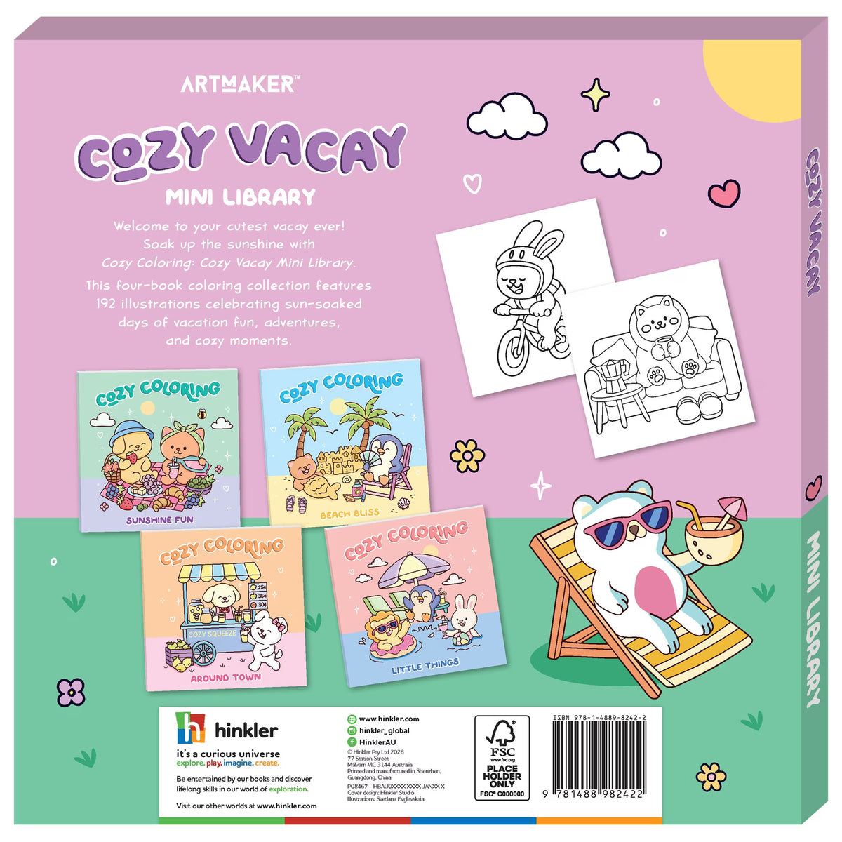 Cozy Vacay Mini Library (Paperback)