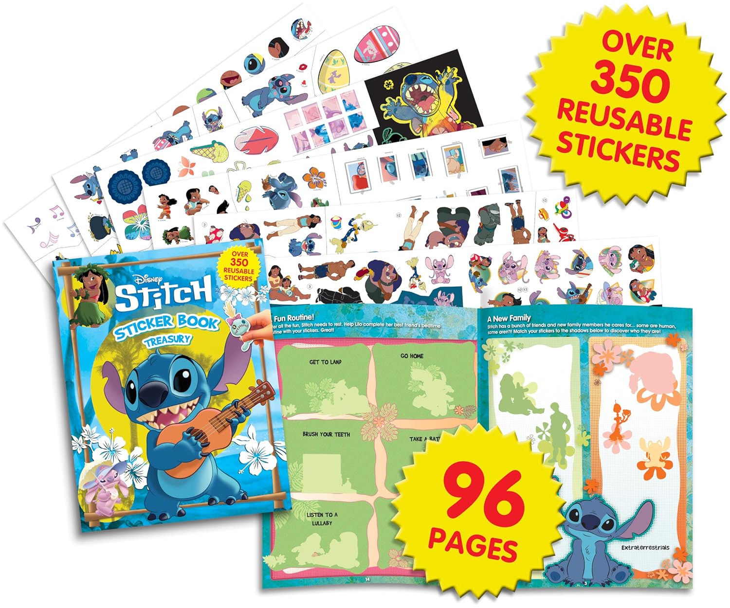 Disney Stitch Sticker Book Treasury