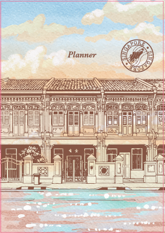 Undated Planner Notebook'25 Peranakan A5