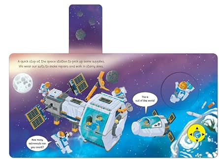 LEGO® City Space Mission: A Push, Pull And Slide Book (LEGO® City Push Pull And Slide Books) – Board Book 