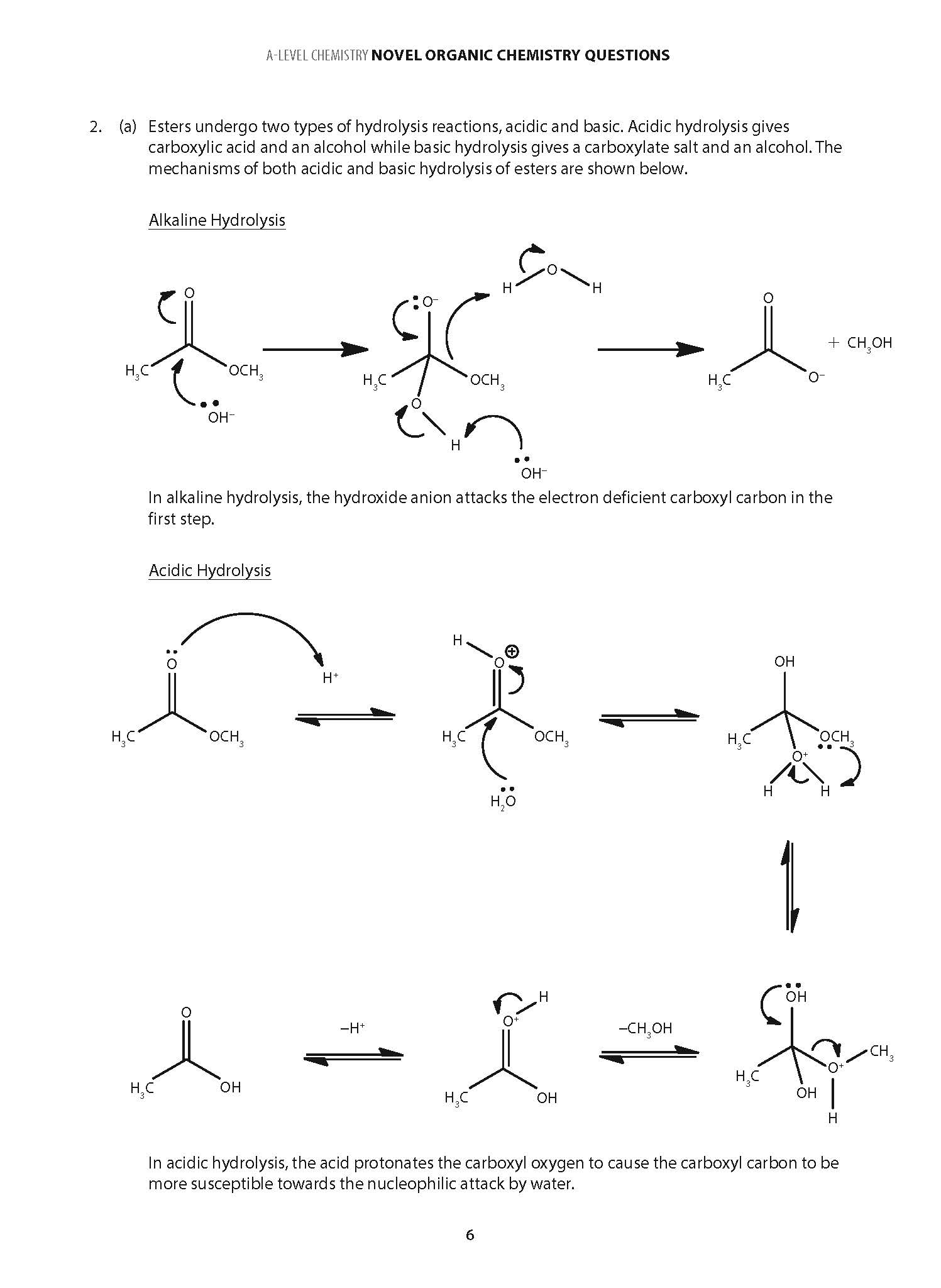 AL Novel Organic Chemistry Questions