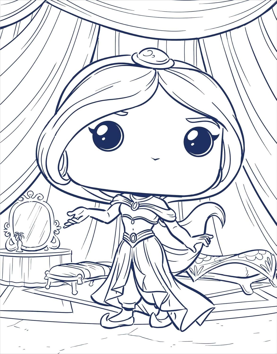 Disney Princess: Ofcl Funko Pop Coloring